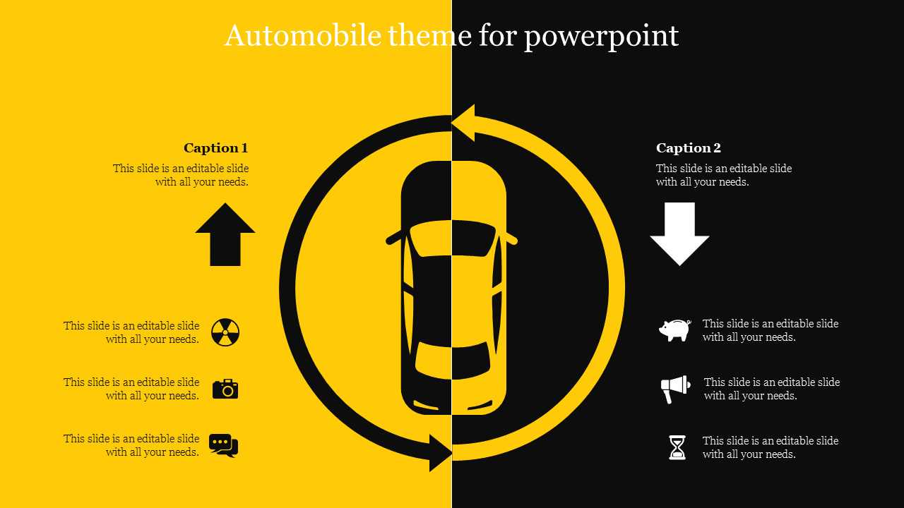 Beautiful Automobile Theme For PowerPoint Slides